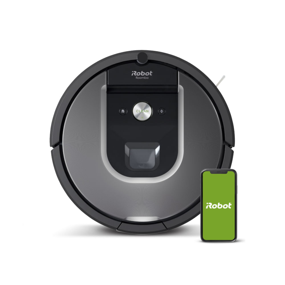 Robot Aspirador con Conexion Wi-Fi Cepillos de Goma y Mapeo Inteligente Roomba  960 - Distrihogar