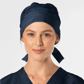 Gorro-Medico-Femenino-Elastico-Y-Tiras-Azul-Oscuro