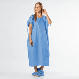 Bata-Paciente-Uci-Melbourne-Antifluidos-Azul-Hortensia-Talla-unica