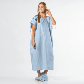 Bata-Paciente-Uci-Melbourne-Anticloro-Azul-Claro-Talla-unica