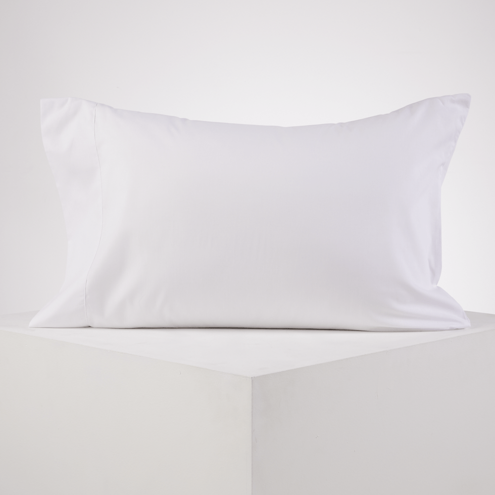 Funda de Almohada Essencial 150 hilos Blanco 50 x 73 cm - Distrihogar