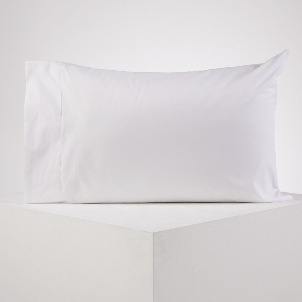 Funda de Almohada Essencial 180 hilos Blanco 50 x 73 cm - Distrihogar