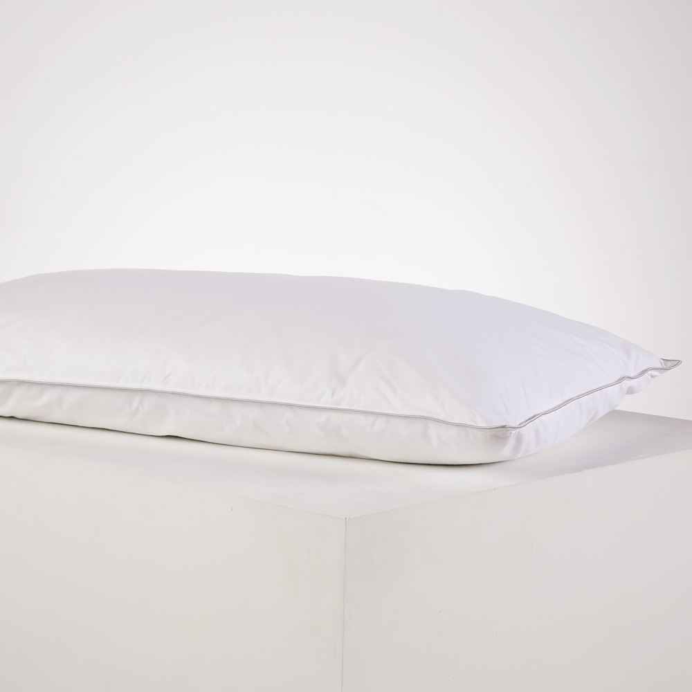 Almohada Con Relleno De Plumas Soporte Medio Algod n 50 x 90 cm