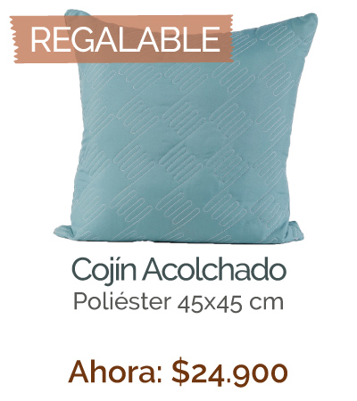 cojin aguamarina nuevo producto