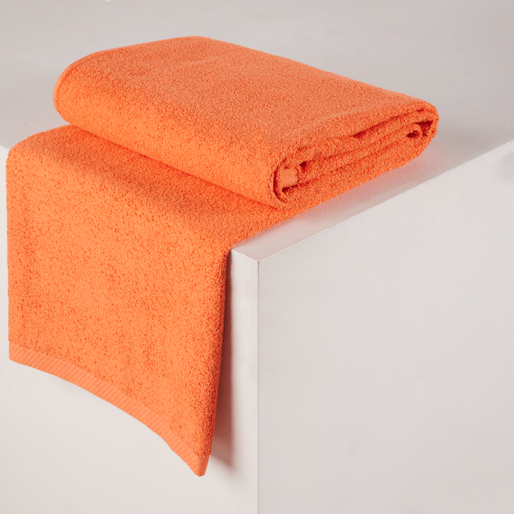 Toalla Imperial Naranja 100% Algodón 600 gr 90x170 cm de Playa - Distrihogar