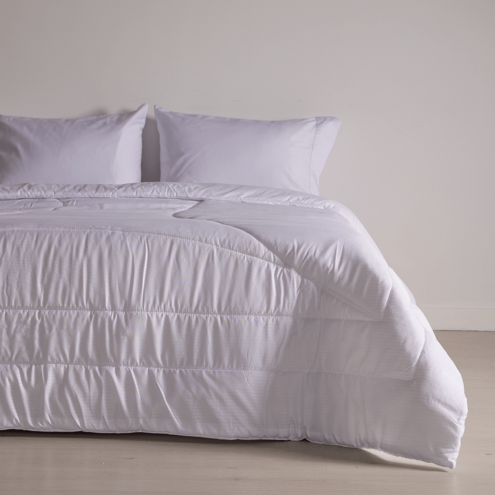 Duvet - Plumón Essencial Suave y Comfortable Más Voluminoso Sateen Stripe - Distrihogar
