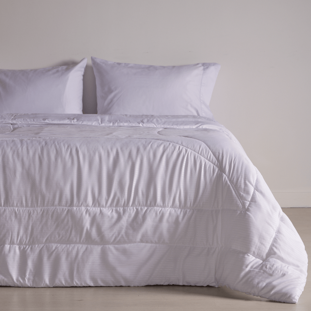Duvet - Plumón Essencial Suave y Comfortable Ultraliviano Sateen Stripe - Distrihogar