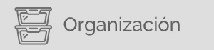 botón categoría organización