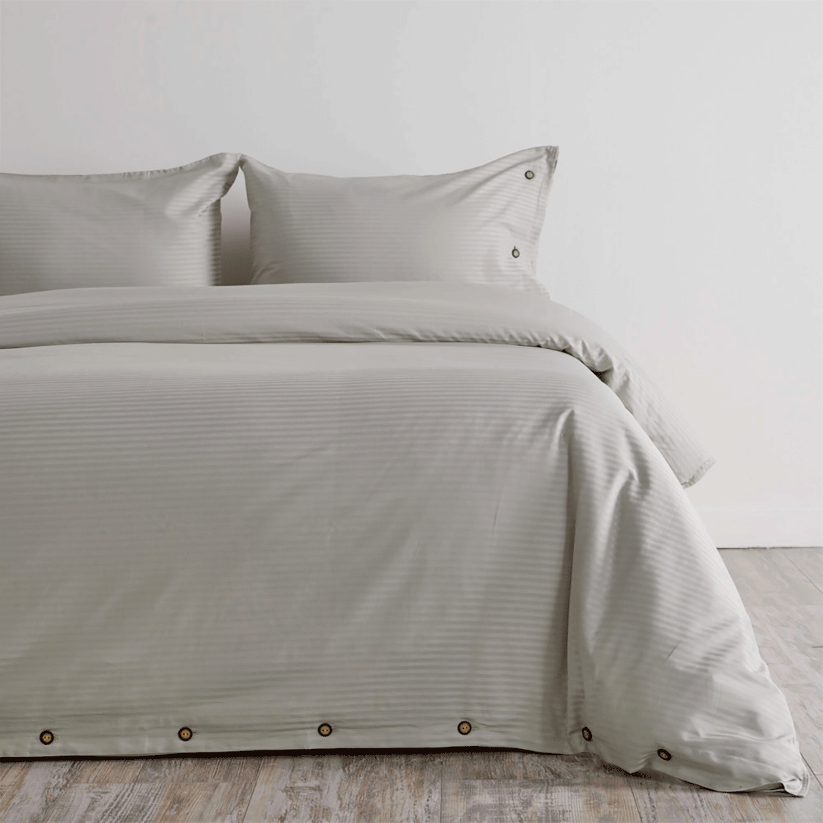 Cover Duvet - Funda Plumón Hotel Experience 300 hilos 100% Algodón Sateen Stripe Arena - Distrihogar