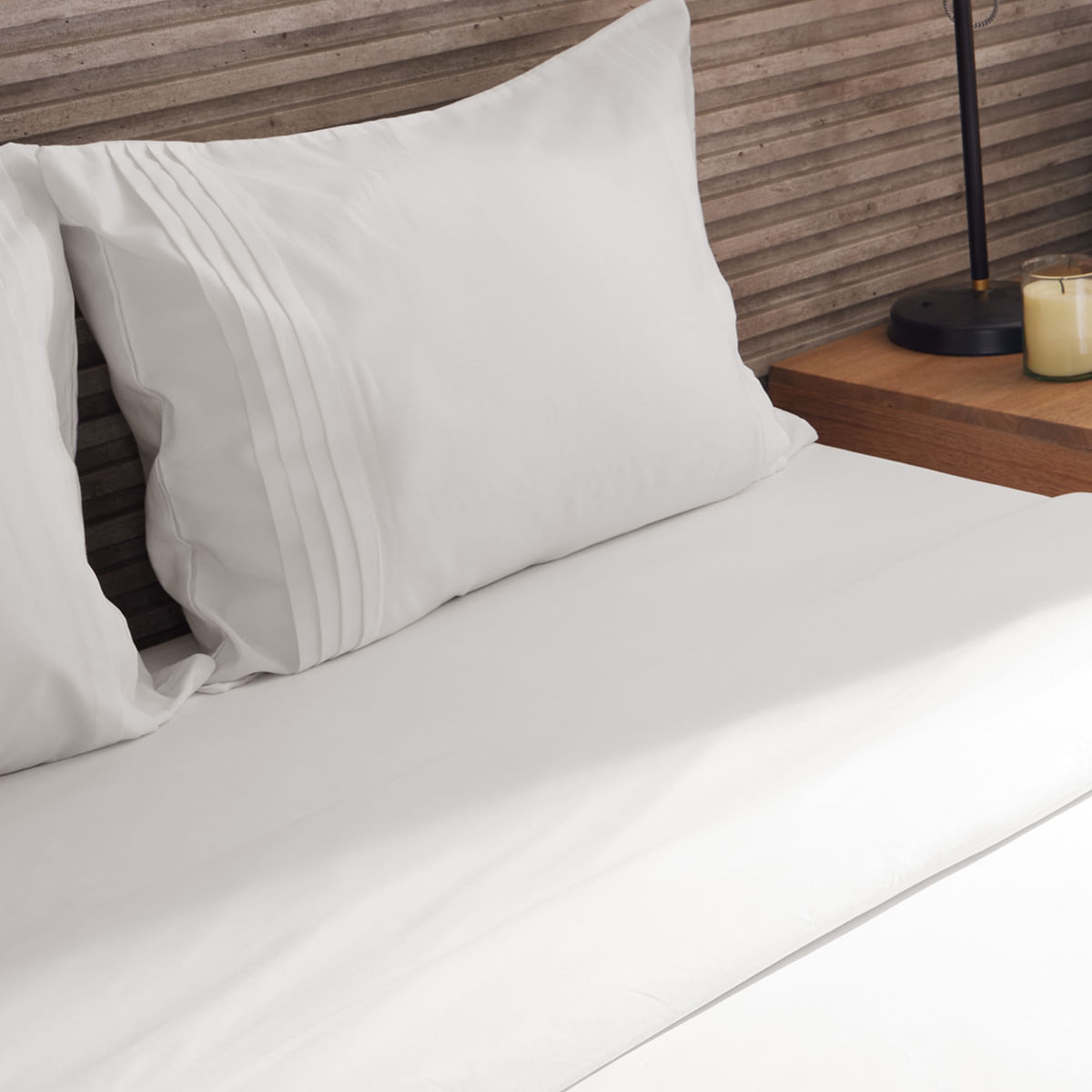 Cover Duvet - Funda Plumón Hotel Experience 400 Hilos 100% Algodón Egipcio Cairo Blanco Cremoso - Distrihogar