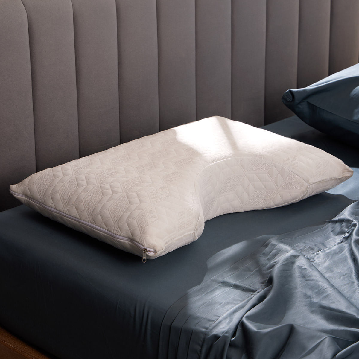Almohada Rest-art Crescent Foam Viscoelástica Sensación Fría Soporte Medio/Firme 40 x 60 Cm - Rest-Art