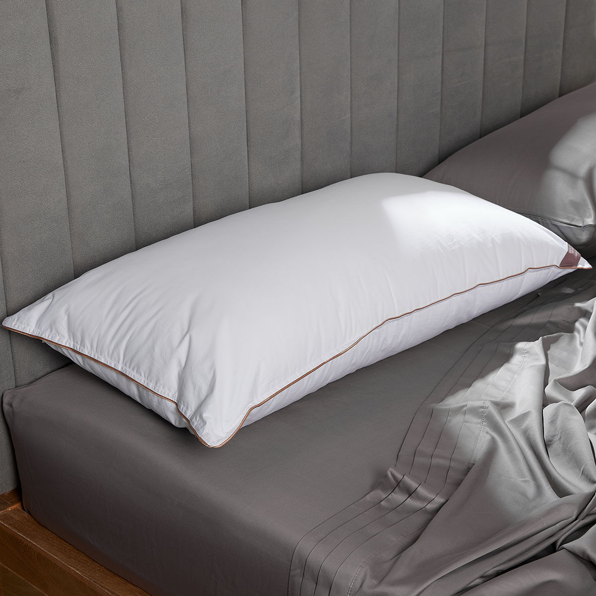 Almohada Hotel Experience Soporte Suave Algodón 50 x 90 cm - Distrihogar