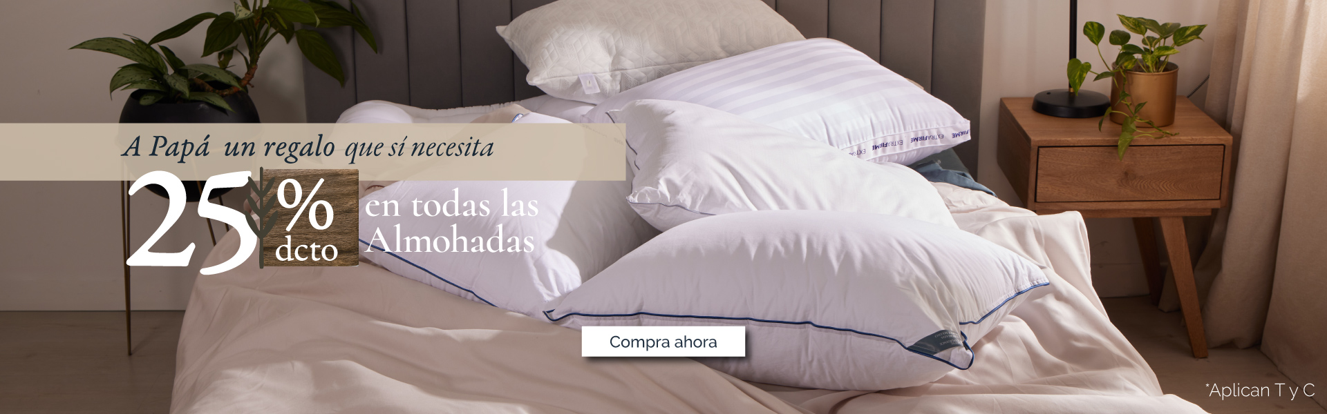 Junio padres almohadas
