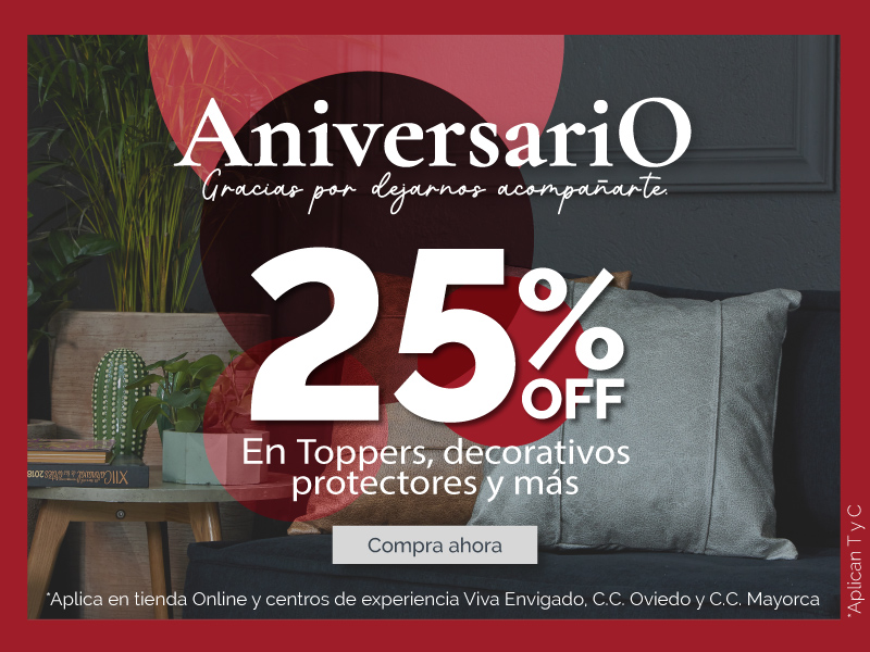 Agosto aniversario 25off promo general mobile