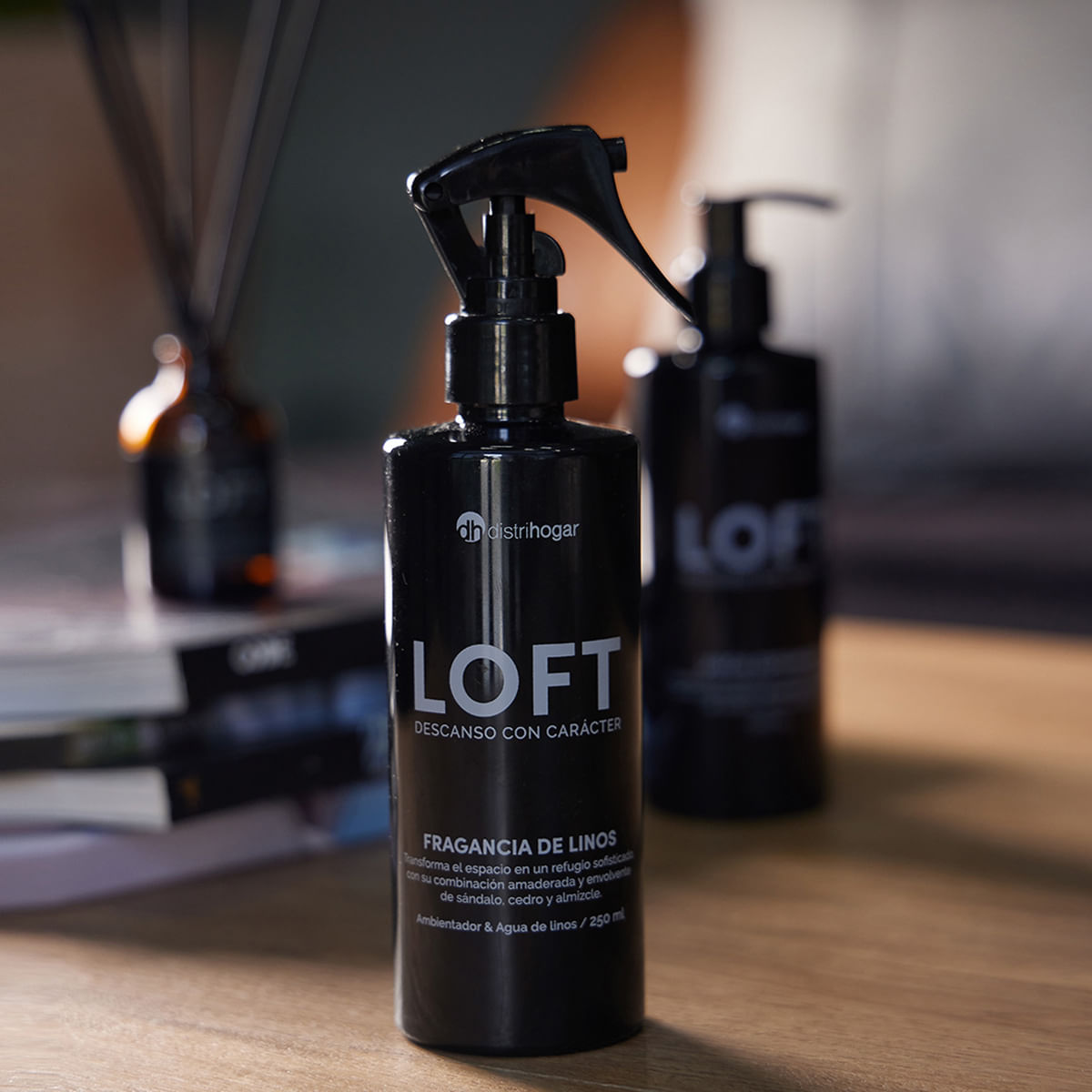 Fragancia de Linos y Ambiente Loft 250 Ml - Distrihogar