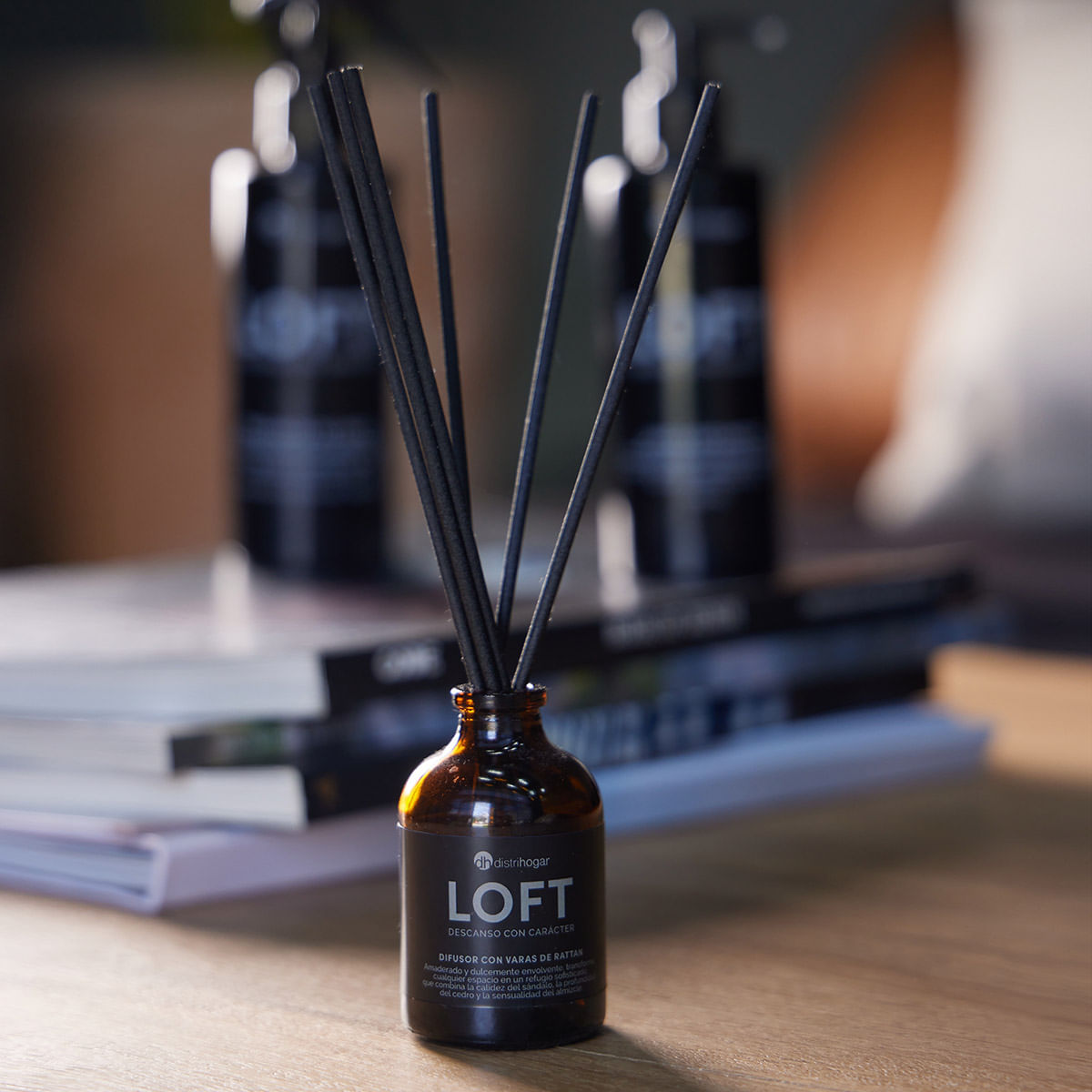 Difusor con varas de Rattan Loft 50 Ml - Distrihogar