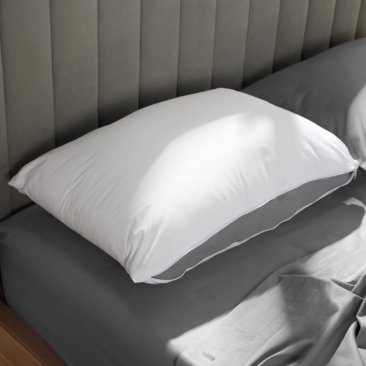 Almohada Duplex (+) Plus Soporte Graduable Algodón 50 x 70 cm - Distrihogar