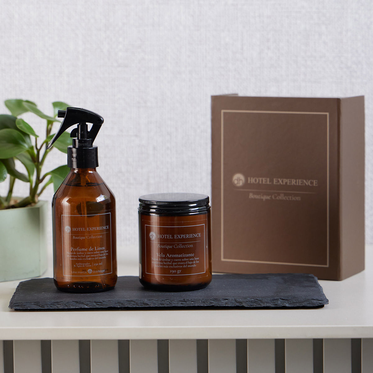 Set Hotel Experience: Perfume De Linos y Vela Aromatizante - Distrihogar