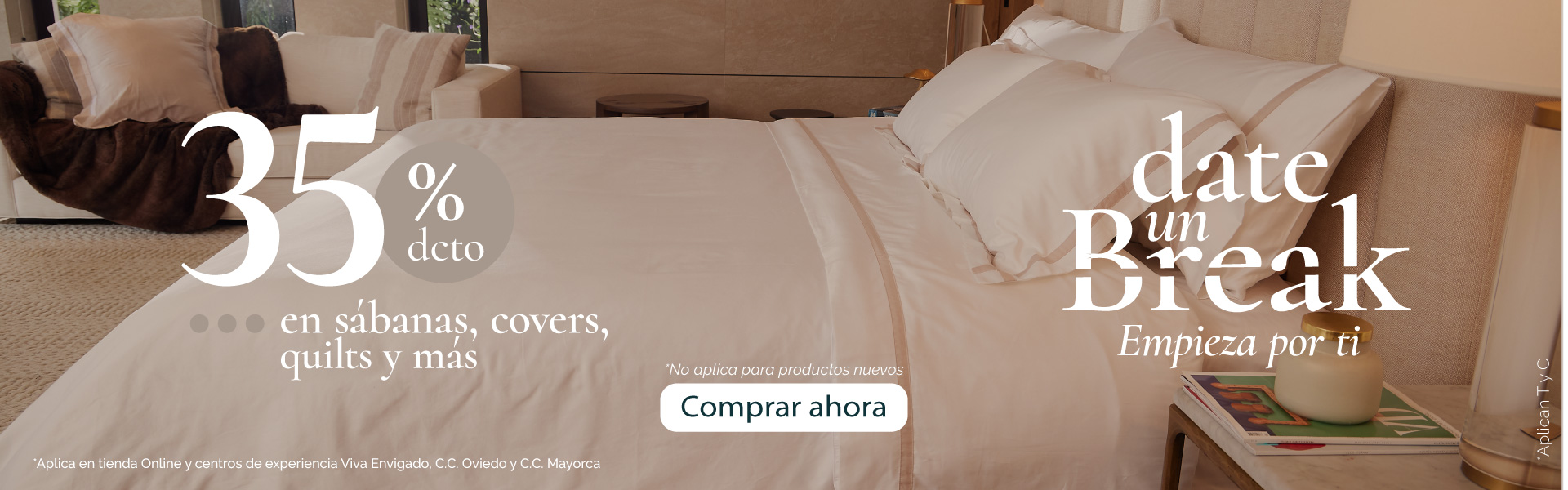 Abril 35 off en sábanas, covers, quilts