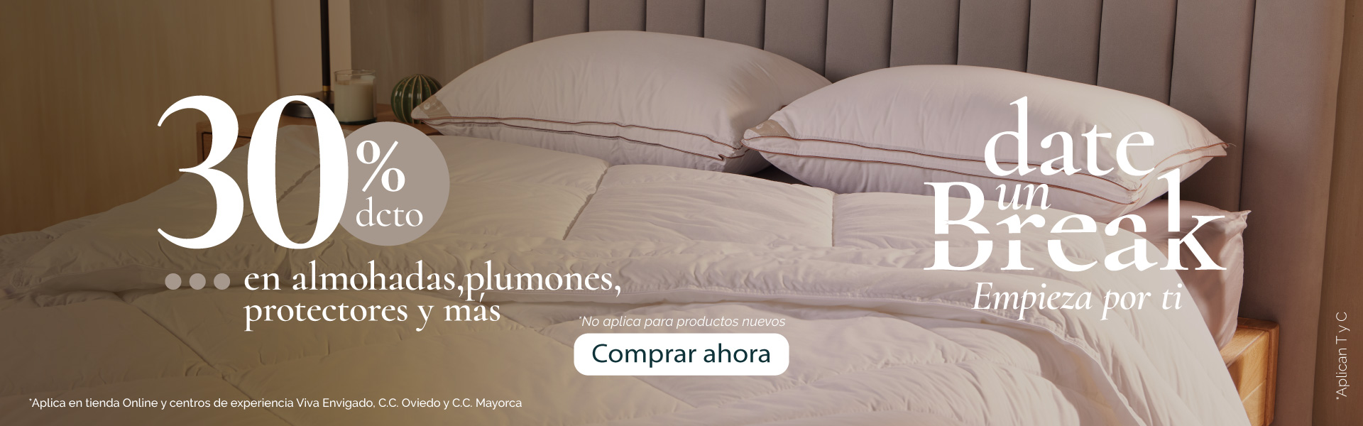 Abril 30 of en almohadas, plumones, protectores