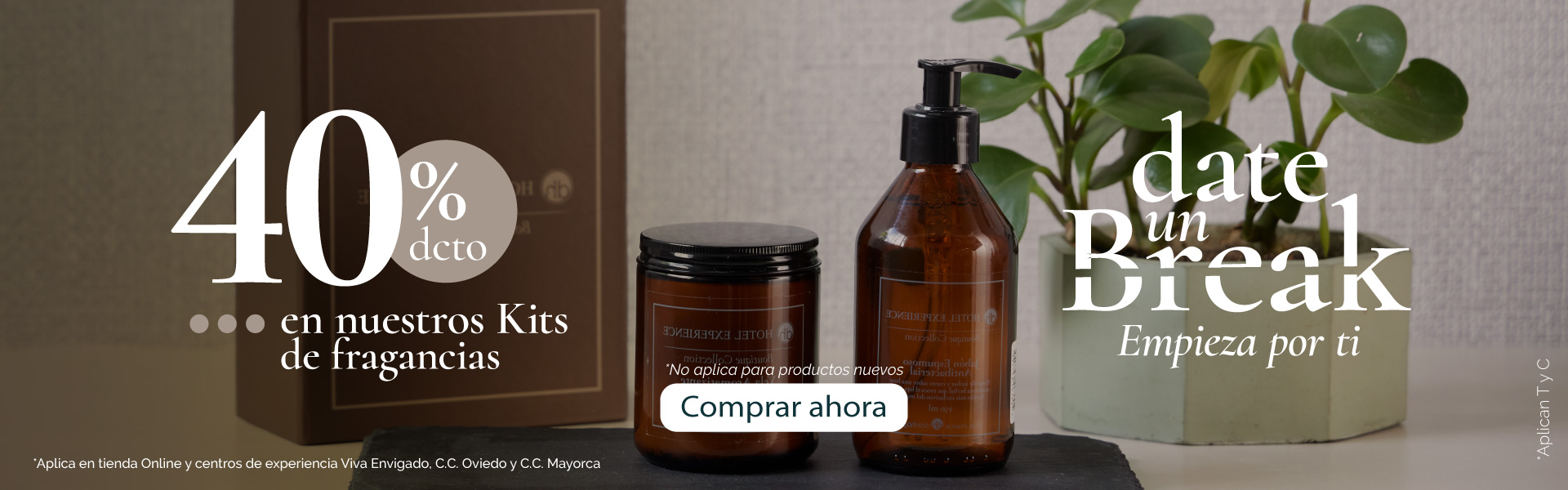 Abril 40 off en kits de fragancias